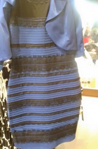 The Dress is blue and black now