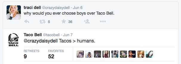Taco Bell Tweet