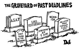 Past deadlines